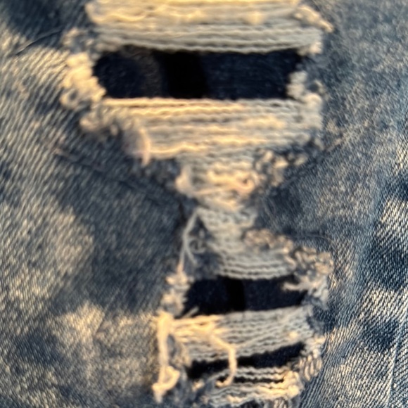 Vanilla star rip and repair ankle denim jeans NWT 0/24 - Picture 6 of 13